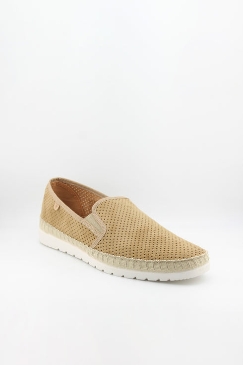 Verbenas Men Textured Slip-On Espadrille Loafers